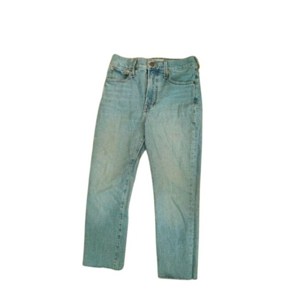 Madewell Size 26P Petite Rough Seam Prefect Vintage Jean Denim - Picture 1 of 2